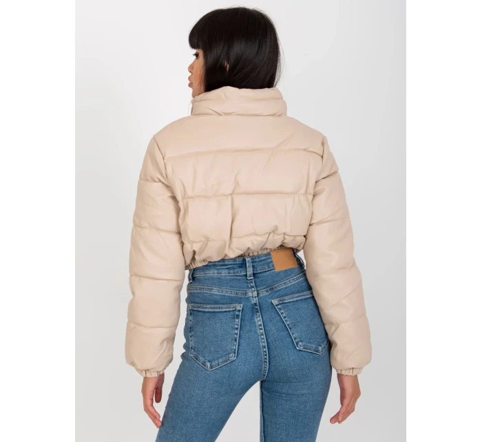 Dámsky kabát NM KR D2 3820 62 svetlo béžová