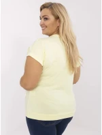 Bluzka RV BZ model 21072594 jasny żółty - FPrice Bluzka RV BZ model 21072594 jasny żółty - FPrice