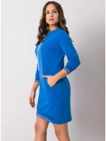 Šaty RV SK model 16327705 tmavě modrá - FPrice Šaty RV SK model 16327705 tmavě modrá - FPrice