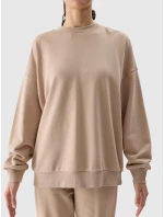 Dámska oversize mikina 4F - béžová