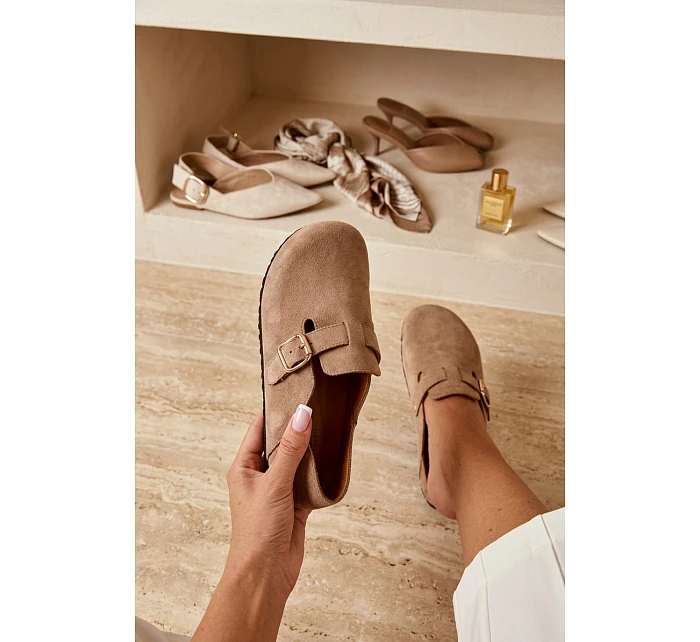 Dámské polobotky  hnědé  model 22103337 - SWEET SHOES