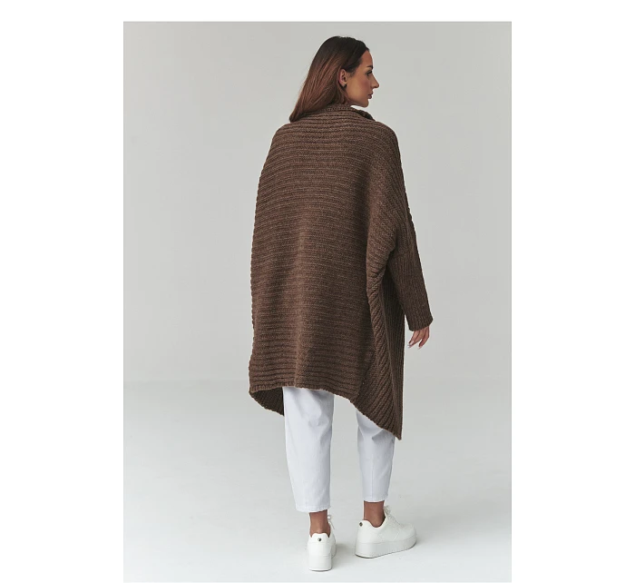 Zapínanie svetra model 226882 Makadamia