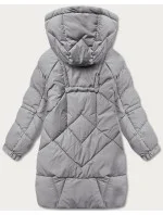 PUCHOWA KURTKA DAMSKA Z  SZARA model 21244221 - Ann Gissy