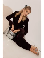 Lodičky s mašlí a kamínky zlaté Lurisse