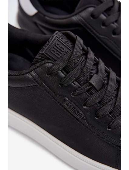 Pánské tenisky Big Star model 22064046 Černé - Big Star Shoes Pánské tenisky Big Star model 22064046 Černé - Big Star Shoes