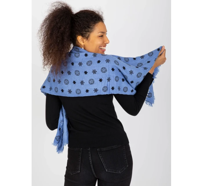 Dámský šátek AT CH tmavě modrý model 17892579 - FPrice Dámský šátek AT CH tmavě modrý model 17892579 - FPrice