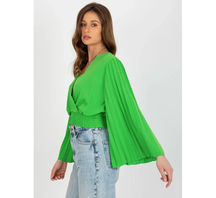 Blúzka DHJ BZ 16503.30x svetlo zelená