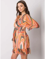 Šaty DHJ SK 12220 4.21 oranžová Šaty DHJ SK 12220 4.21 oranžová