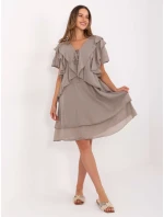 Šaty MI SK 102128.61 tmavo lila Šaty MI SK 102128.61 tmavo lila