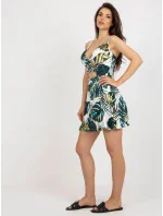 NM SK šaty V6659 1.86 biela a zelená NM SK šaty V6659 1.86 biela a zelená