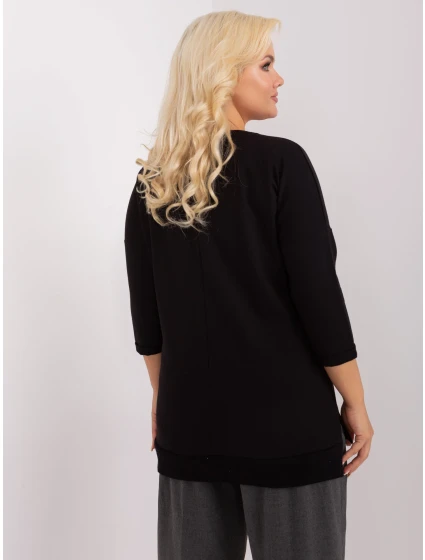 Bluzka RV BZ model 18965655 czarny - FPrice Bluzka RV BZ model 18965655 czarny - FPrice