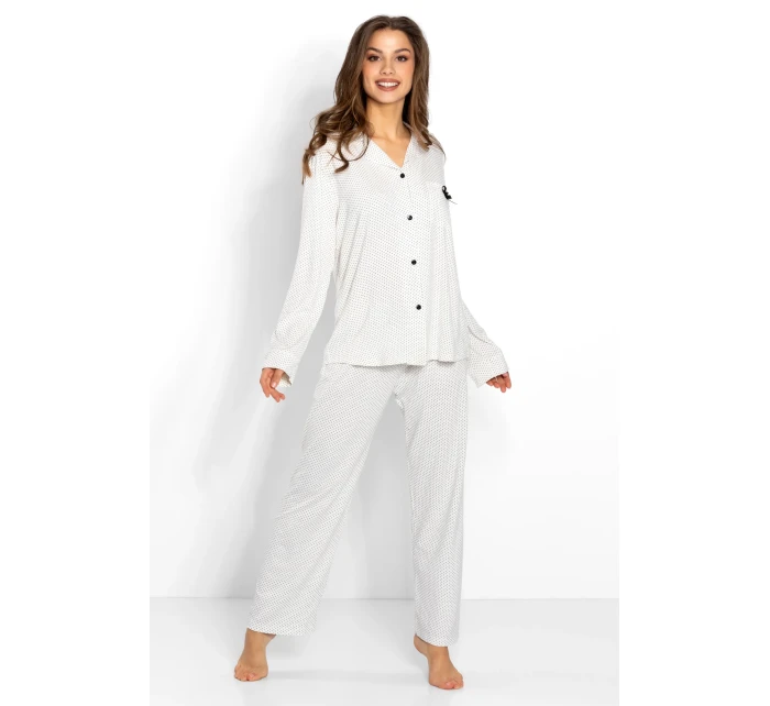 Pyžamo Beatrice Ecru - Momenti Per Me Pyžamo Beatrice Ecru - Momenti Per Me