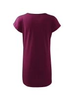 Love tričko/šaty fuchsiovej farby