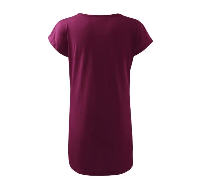 Love tričko/šaty fuchsiovej farby