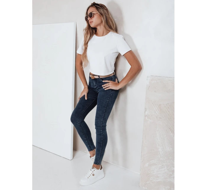 Dámské modré džíny model 21965817 - Dstreet Dámské modré džíny model 21965817 - Dstreet