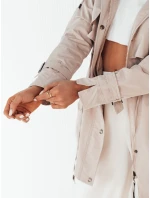 Dámska prechodná bunda parka BRENS ecru FashionStreet TY4229