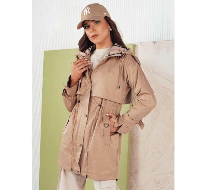 Dámska prechodná bunda MOZA béžová FashionStreet TY4283