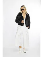 Čierny krátky dámsky kožuch Ann Gissy (AG9-9006)