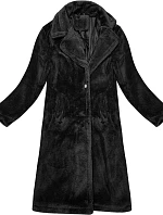 Dámsky kabát z ovčej kože J Style Black (11Z8157)