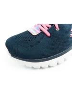 Skechers Graceful-Get Dámske športové topánky Pohodlné ľahké priedušné Dark Blue Women's