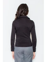 Košieľka Rachel M021 Black - Figl Košieľka Rachel M021 Black - Figl