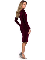 Made Of Emotion Dress M565 Maroon