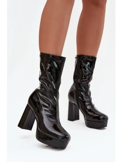 Topánky na podpätku model 219264 Krok vo veľkom štýle