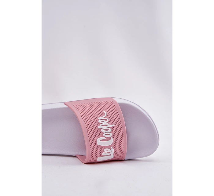 Dámské pantofle model 22089608 Růžové - Lee Cooper