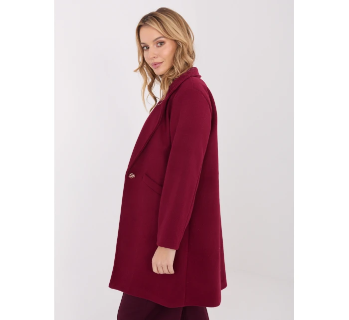 Płaszcz IT PL model 21782321 bordowy - FPrice