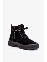 Dámska zateplená semišová členková obuv Jailina Trapper Dámska zateplená semišová členková obuv Jailina Trapper