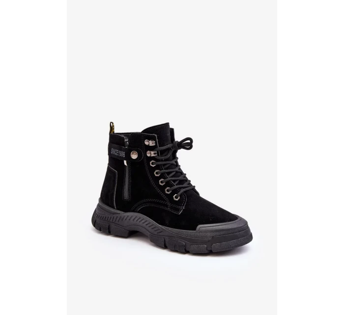 Dámska zateplená semišová členková obuv Jailina Trapper Dámska zateplená semišová členková obuv Jailina Trapper