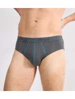 Pánske nohavičky Start Midi C2P box - HNEDÁ - SVETLÁ KOMBINÁCIA - čierna a sivá M003 - SLOGGI