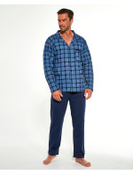 Pánské rozepínací pyžamo  3XL5XL model 17009449 - Cornette