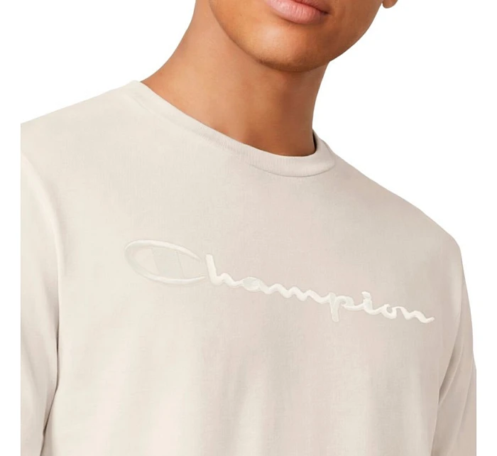 Pánské tričko SS Tee cream  pánské model 22119619 - CHAMPION