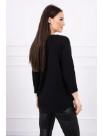 Blúzka s potlačou Superior čierna