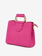 Malý kufor taška Eco Leather Fuchsia Lorielle