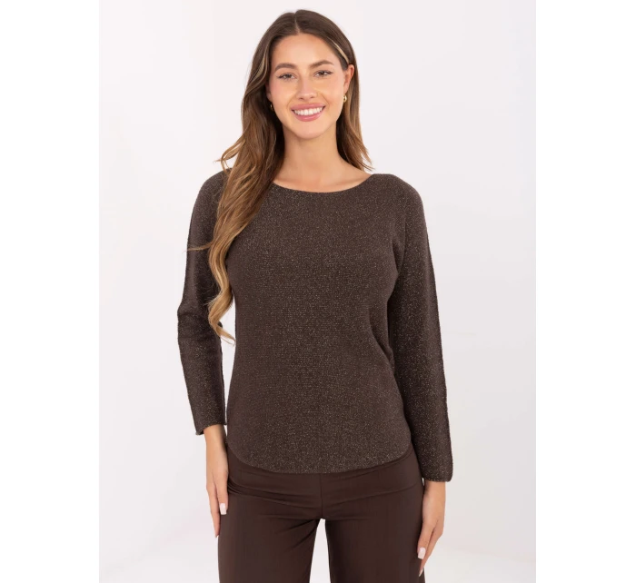 Sweter IT SW model 21480400 ciemny brązowy - FPrice