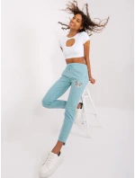 Spodnie dresowe RV DR model 20080866 mietowy - FPrice Spodnie dresowe RV DR model 20080866 mietowy - FPrice