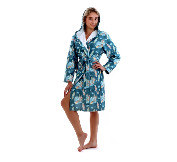 Dámsky župan 3151 Oahu s kapucňou - Vestis