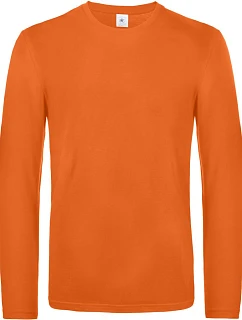 B&C #E190 LSL Tričko s dlhým rukávom z hrubej bavlny 01.007T urban orange