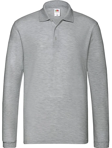 Fruit of the Loom Premium Polo LSL Piqué – polokošeľa s dlhým rukávom 16.3310 athletic heather Fruit of the Loom Premium Polo LSL Piqué – polokošeľa s dlhým rukávom 16.3310 athletic heather