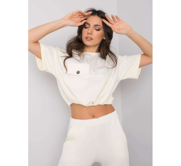 Mikina 217 BL model 15061217 ecru - FPrice Mikina 217 BL model 15061217 ecru - FPrice