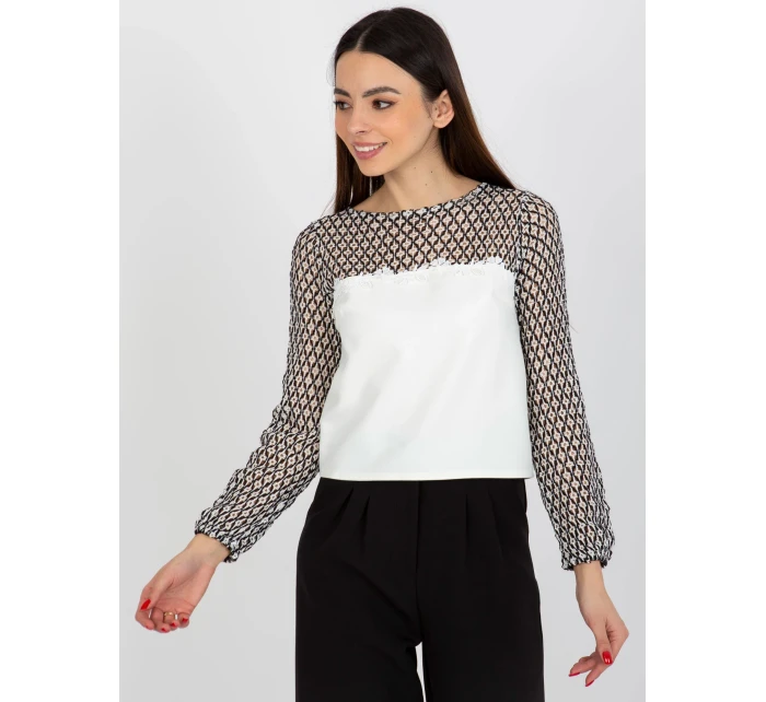 Dámska blúzka LK BZ 506085 1.15X ecru - FPrice