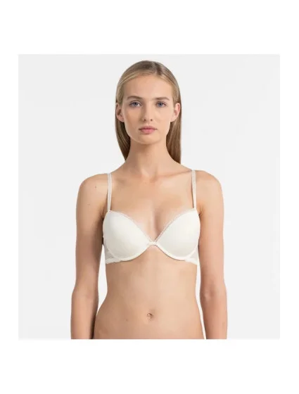 Podprsenka pushup Comfort meruňková model 6536320 - Calvin Klein Podprsenka pushup Comfort meruňková model 6536320 - Calvin Klein