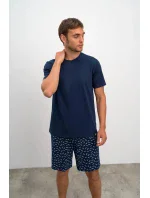 Pánske tričko 16850 tmavo modré - Vamp