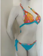 Dámske dvojdielne plavky Malta-A modro-orančové - Ewlon