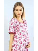 Dámská noční košile mateřská Méďa se srdcem