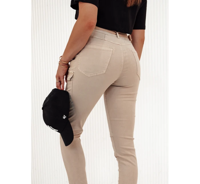Dámské kalhoty beige model 21977856 - Dstreet