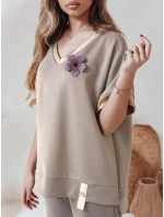 Dámská oversize halenka SHINE LOVE Dstreet model 21989305 - FashionStreet Dámská oversize halenka SHINE LOVE Dstreet model 21989305 - FashionStreet