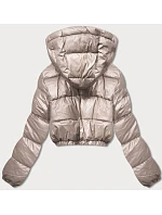 KRÓTKA KURTKA PUCHOWA CROP BEŻ model 21243924 - HONEY WINTER